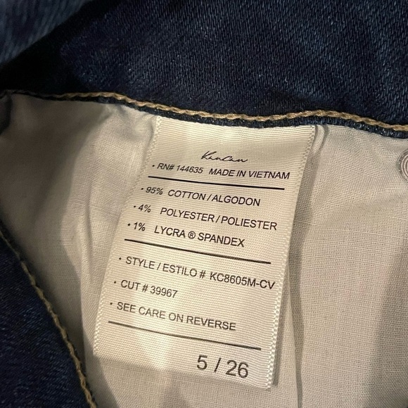 Kancan Curvy Estillo Skinny Distressed Jeans Size 5/26 - Picture 4 of 6